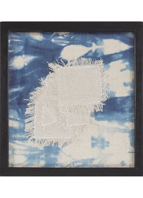  blue cotton wall art Rug