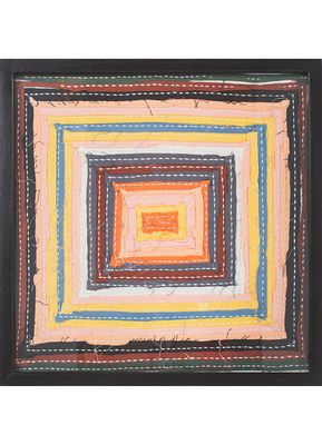  pink and purple cotton wall art Rug