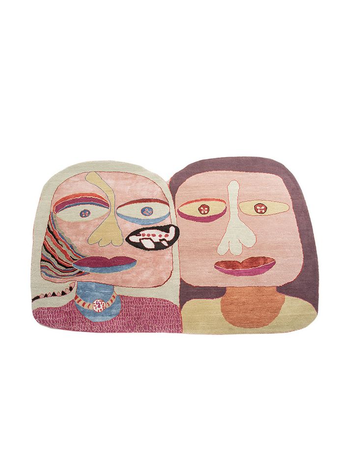 the portraits of boogli and her mother by gurjeet singh