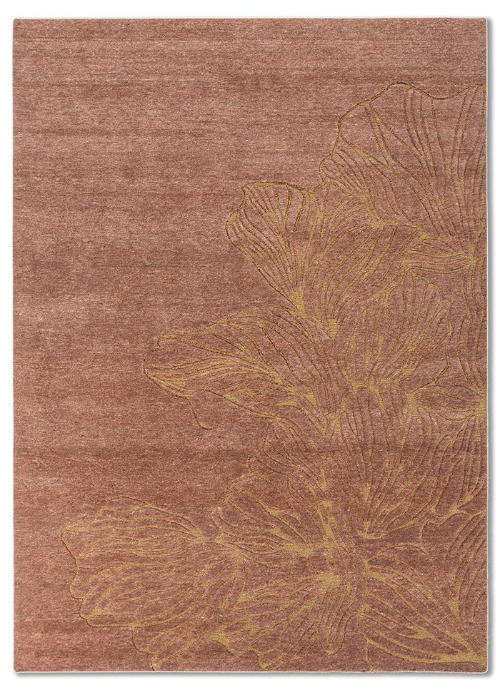 Azalea Red & Orange Hand Knotted Wool Rugs - Aiwz-1001 - Jaipur