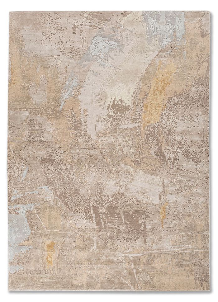 Uvenuti Ivory Hand Knotted Wool & Bamboo Silk Rugs - Lrb-1800