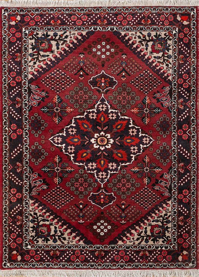 Aalam Red & Orange Hand Knotted Wool Rugs - Pae-4498 - Jaipur Rugs US