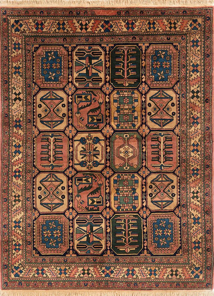 Nuray Red & Orange Hand Knotted Wool Rugs - Pae-5066 - Jaipur Rugs US