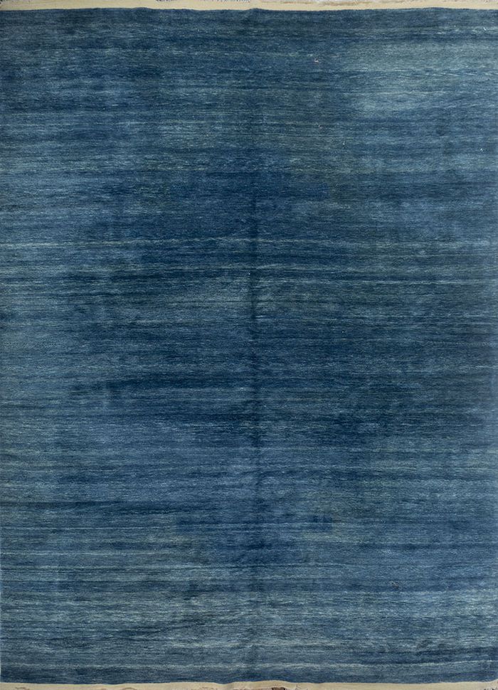 Zuri Blue Hand Knotted Wool Rugs - Pae-5736 - Jaipur Rugs US