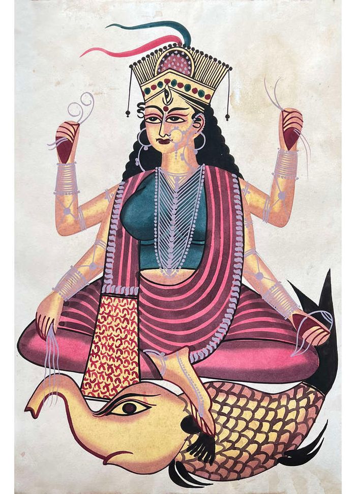 the divine personification of the sacred ganges