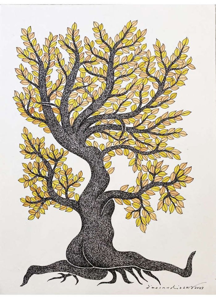 monocrome tree