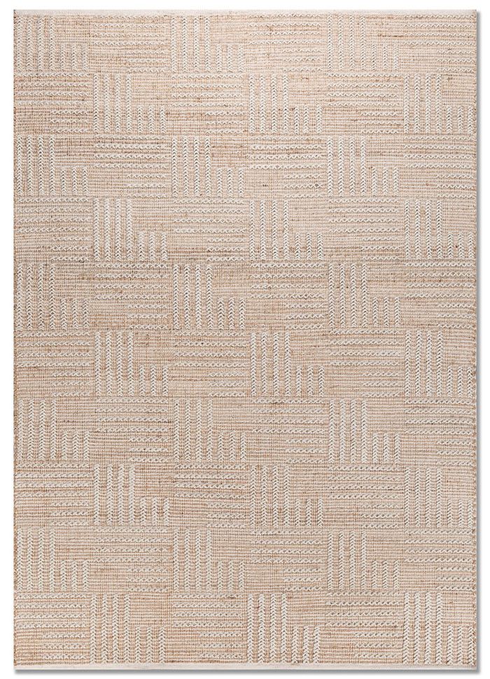 Nomadic Threads Beige & Brown Flat Weaves Jute & Hemp Rugs - Pdjt