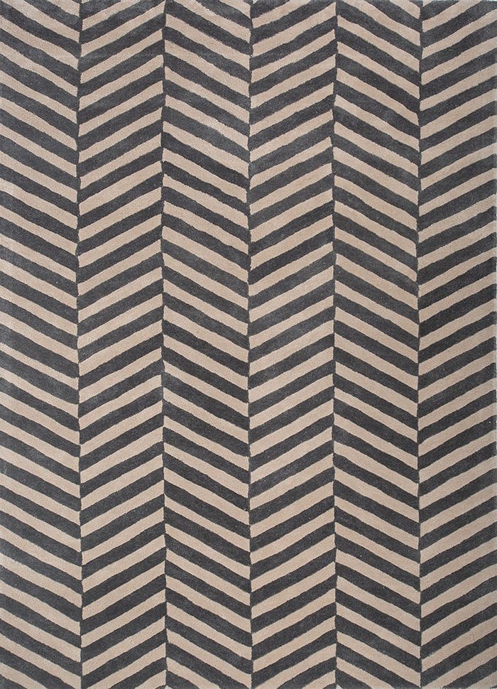 Aprezo Ivory Hand Tufted Polyester Rugs - Ptpl-7005 - Jaipur Rugs IN