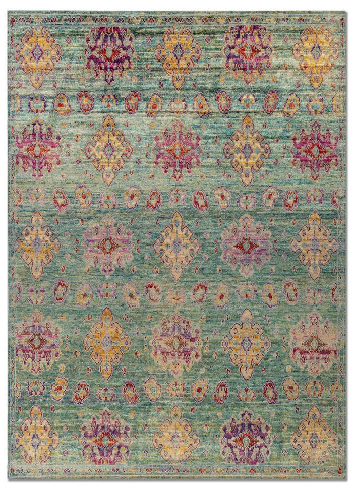 Aprezo Blue Hand Knotted Silk Rugs - Skcs-65 - Jaipur Rugs SG