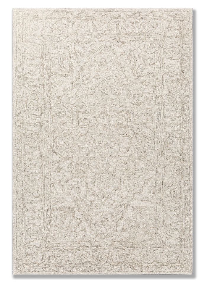 Imara Ivory Hand Tufted Wool Rugs - Tlr-6034 - Jaipur Rugs ZA