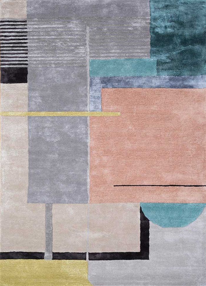 Caliedo Multi Hand Tufted Wool & Viscose Rugs - Tnq-3231 - Jaipur