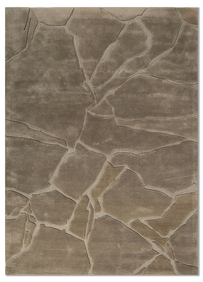 Aprezo Green Hand Tufted Wool & Viscose Rugs - Tra-21136 - Jaipur