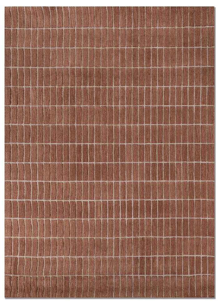 Aprezo Red & Orange Hand Tufted Wool Rugs - Tra-3316 - Jaipur Rugs FR