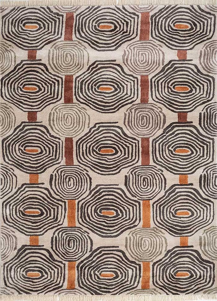 Aprezo Ivory Hand Tufted Others Rugs-Tra-7225-Jaipur Rugs ES