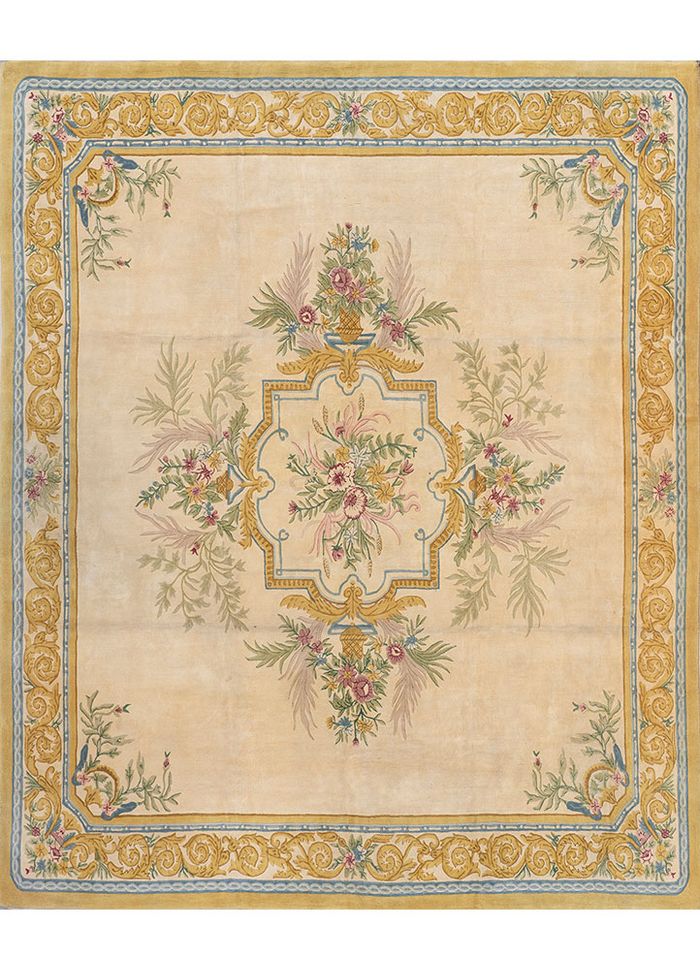 Kora Gold Hand Tufted Wool Rugs - Pae-5983 - Jaipur Rugs US
