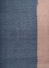 checkers pink and purple wool flat weaves Rug - CloseUp
