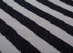 alhambra grey and black wool flat weaves Rug - CloseUp