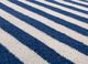 alhambra blue wool flat weaves Rug - CloseUp