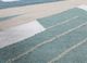 checkers blue wool and viscose flat weaves Rug - CloseUp checkers blue wool and viscose flat weaves Rug - CloseUp