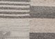 bedouin blue wool and viscose flat weaves Rug - CloseUp
