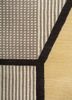 box ivory wool hand knotted Rug - CloseUp box ivory wool hand knotted Rug - CloseUp