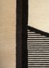 box ivory wool hand knotted Rug - CloseUp