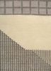 box grey and black wool hand knotted Rug - CloseUp box grey and black wool hand knotted Rug - CloseUp