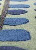 jaanwar blue wool hand knotted Rug - CloseUp