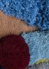 metamorphosis blue wool and bamboo silk hand knotted WALL ART & TAPESTRY - CloseUp metamorphosis blue wool and bamboo silk hand knotted WALL ART & TAPESTRY - CloseUp