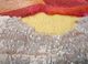 caminantes blue wool and bamboo silk hand knotted WALL ART & TAPESTRY - CloseUp caminantes blue wool and bamboo silk hand knotted WALL ART & TAPESTRY - CloseUp