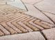 archetype blue wool and viscose hand tufted Rug - CloseUp