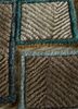 archetype blue wool and viscose hand tufted Rug - CloseUp