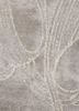 infini grey and black wool and viscose hand tufted Rug - CloseUp