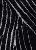 infini grey and black wool and viscose hand tufted Rug - CloseUp infini grey and black wool and viscose hand tufted Rug - CloseUp