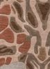 wild wanderlust red and orange wool and viscose hand tufted Rug - CloseUp wild wanderlust red and orange wool and viscose hand tufted Rug - CloseUp
