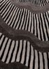 adrift grey and black wool and viscose hand tufted Rug - CloseUp