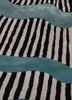 adrift grey and black wool and viscose hand tufted Rug - CloseUp