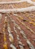 aurelia red and orange wool and viscose and silk hand tufted Rug - CloseUp aurelia red and orange wool and viscose and silk hand tufted Rug - CloseUp