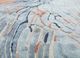 aurelia blue wool and viscose hand tufted Rug - CloseUp