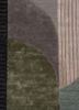 come around green wool and viscose hand tufted Rug - CloseUp come around green wool and viscose hand tufted Rug - CloseUp