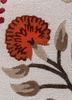 hacienda ivory wool and viscose hand tufted Rug - CloseUp