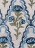 aurelia ivory wool and viscose hand tufted Rug - CloseUp