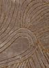 infini beige and brown viscose hand tufted Rug - CloseUp infini beige and brown viscose hand tufted Rug - CloseUp