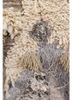 wall installation beige and brown wool and bamboo silk hand knotted WALL ART & TAPESTRY - CloseUp wall installation beige and brown wool and bamboo silk hand knotted WALL ART & TAPESTRY - CloseUp