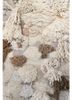 wall installation ivory wool and bamboo silk hand knotted WALL ART & TAPESTRY - CloseUp wall installation ivory wool and bamboo silk hand knotted WALL ART & TAPESTRY - CloseUp