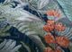 inde rose blue wool and silk hand knotted Rug - CloseUp inde rose blue wool and silk hand knotted Rug - CloseUp