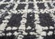 atelier grey and black wool and silk flat weaves Rug - CloseUp