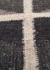 nomadic threads grey and black jute and hemp flat weaves Rug - CloseUp