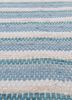abrash blue polyester flat weaves Rug - CloseUp
