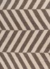 indusbar grey and black wool flat weaves Rug - CloseUp